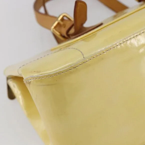 LOUIS VUITTON Monogram Vernis Rosewood Avenue Hand Bag Perle M93508 Auth hk3143 - Picture 4 of 16